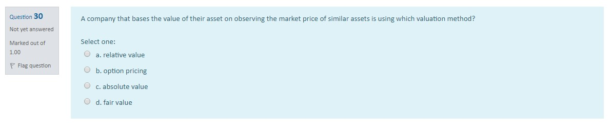 must do what? Not yet answered Marked out of 1.00 Select one: