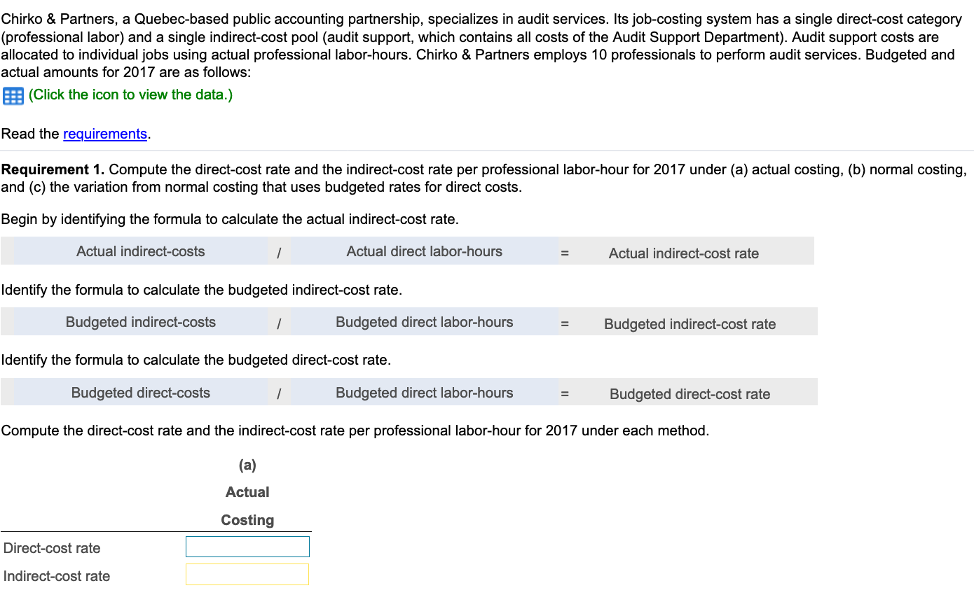  Chirko & Partners, a Quebec-based public accounting partnership, specializes in audit