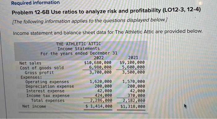 for 2021 and 2022: (Round your answers to 1 decimal place.) 2021