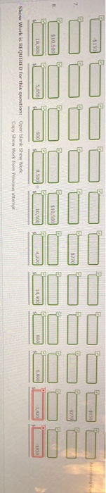  Any question from the images with the drop down boxes. i