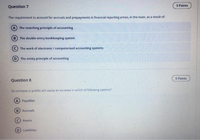 and the claims on those assets. Le abilities and capital A True