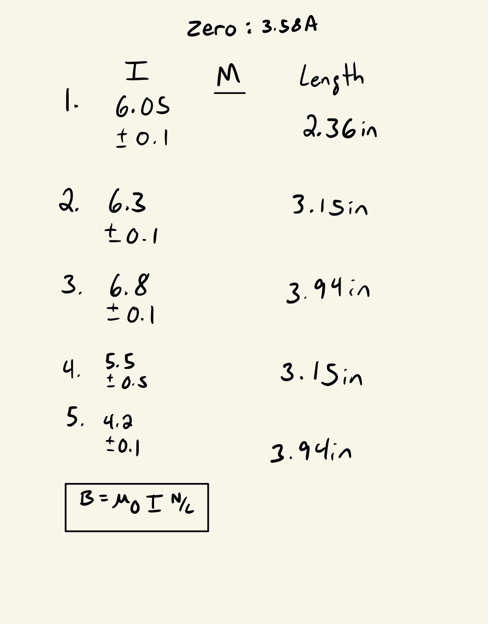 How do I find the mass and the B. Zero : 3.58