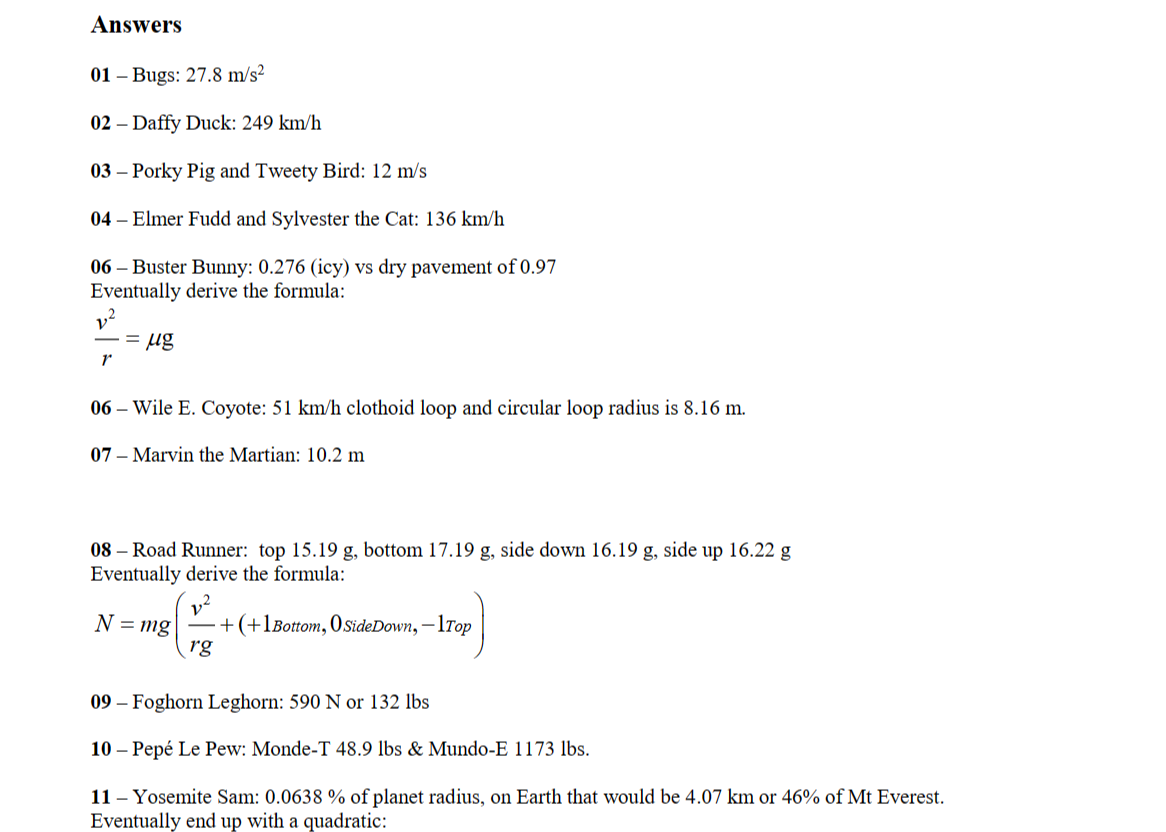 Daffy Duck drives a cycle with centripetal acceleration of 19.6 m-"'s2 around