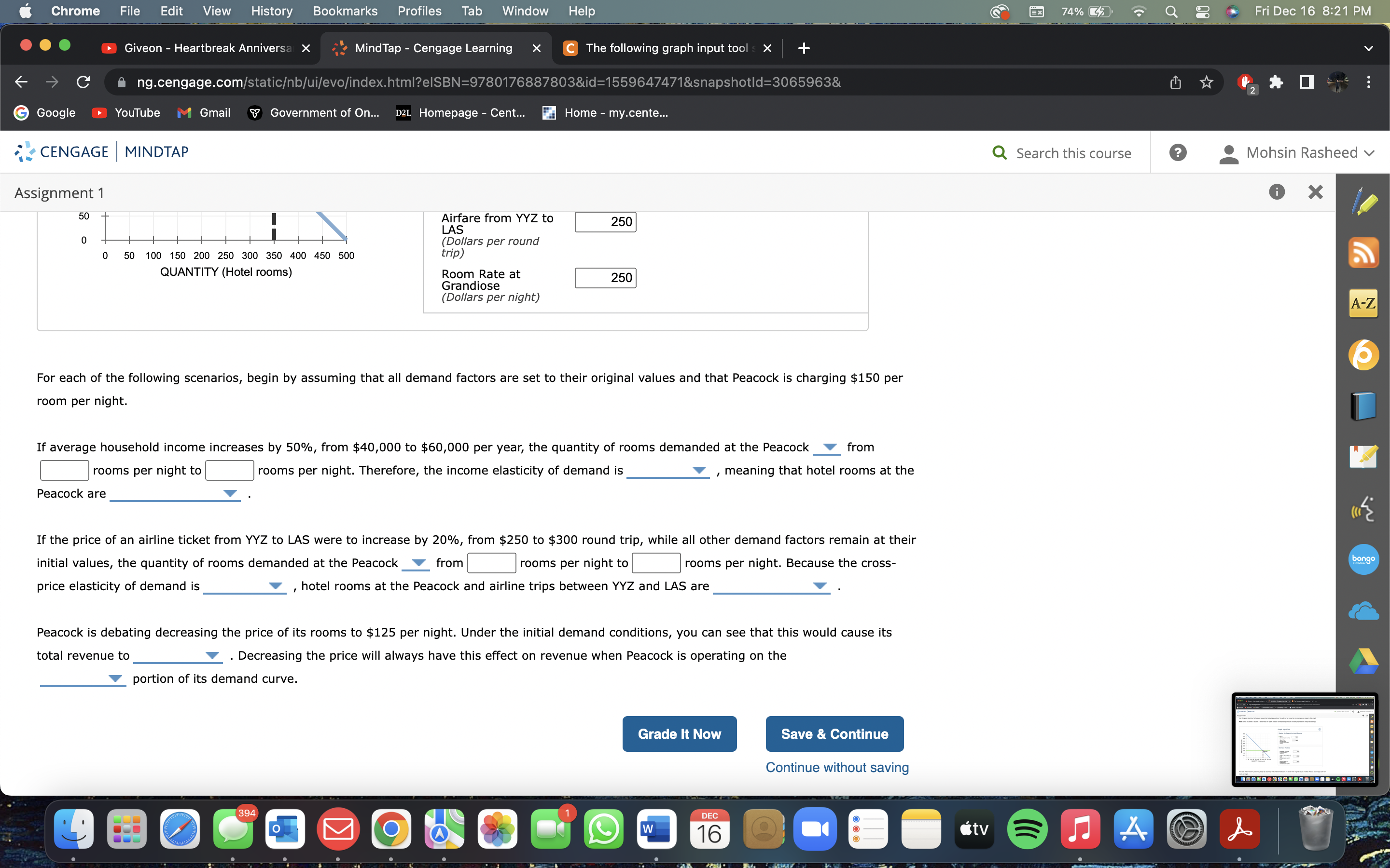 - Cengage Learning x C The following graph input too (- C'