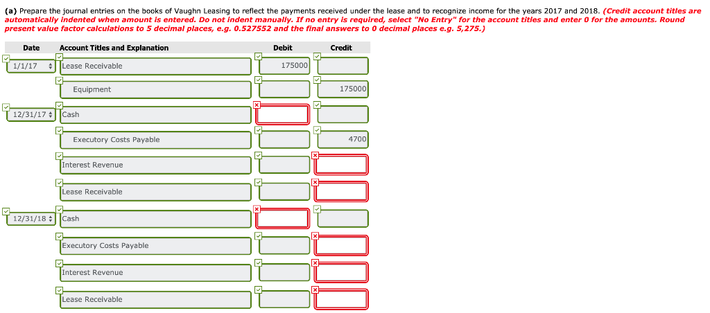 Company signs a lease agreement on January 1, 2017, to lease electronic