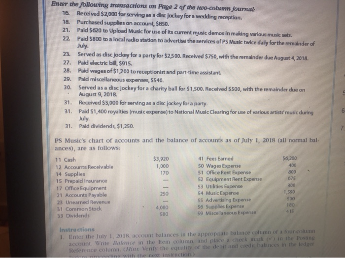 at the end of Chapter 1. The following transactions were completed during