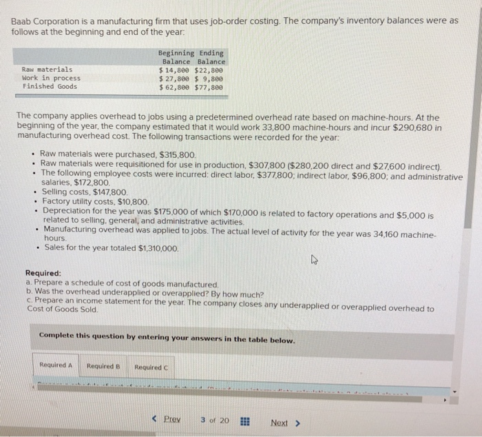 Please help really having a hard time prepare a schedule of