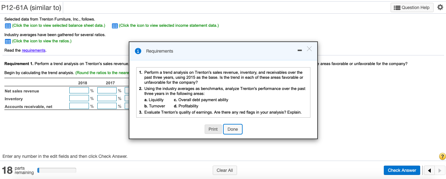 been gathered for several ratios. (Click the icon to view the ratios.)