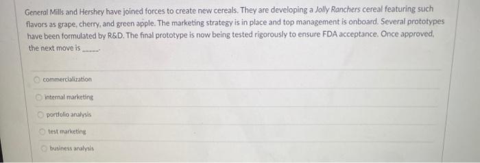  General Mills and Hershey have joined forces to create new cereals.