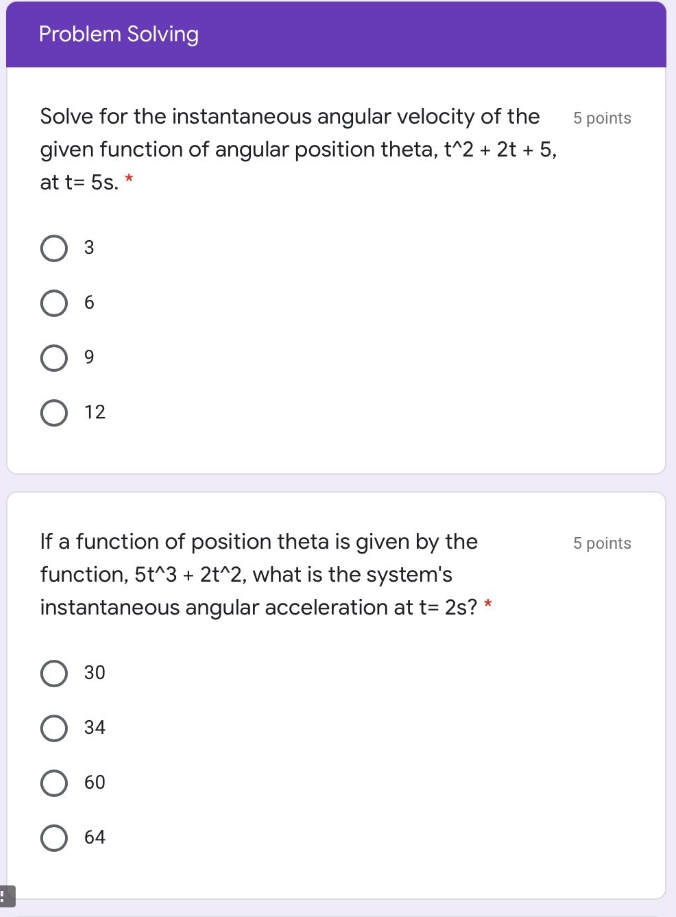 Please answer the two problems. Show your solution on how you get