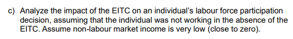 Policy\"). Income-maintenance policy: wage subsidies and tax credits The US. Earned Income