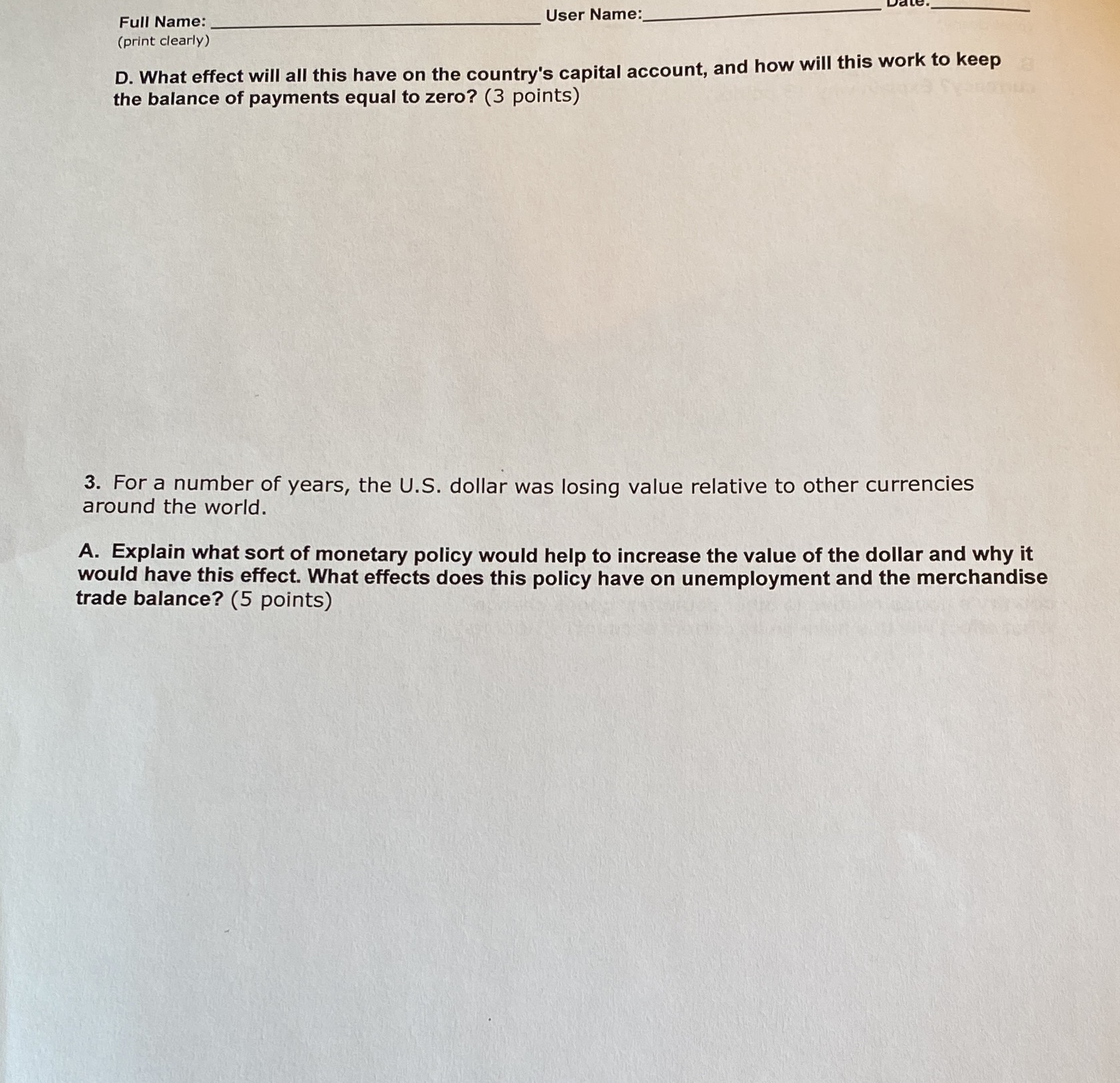 need help with D and A beginning to question D is in