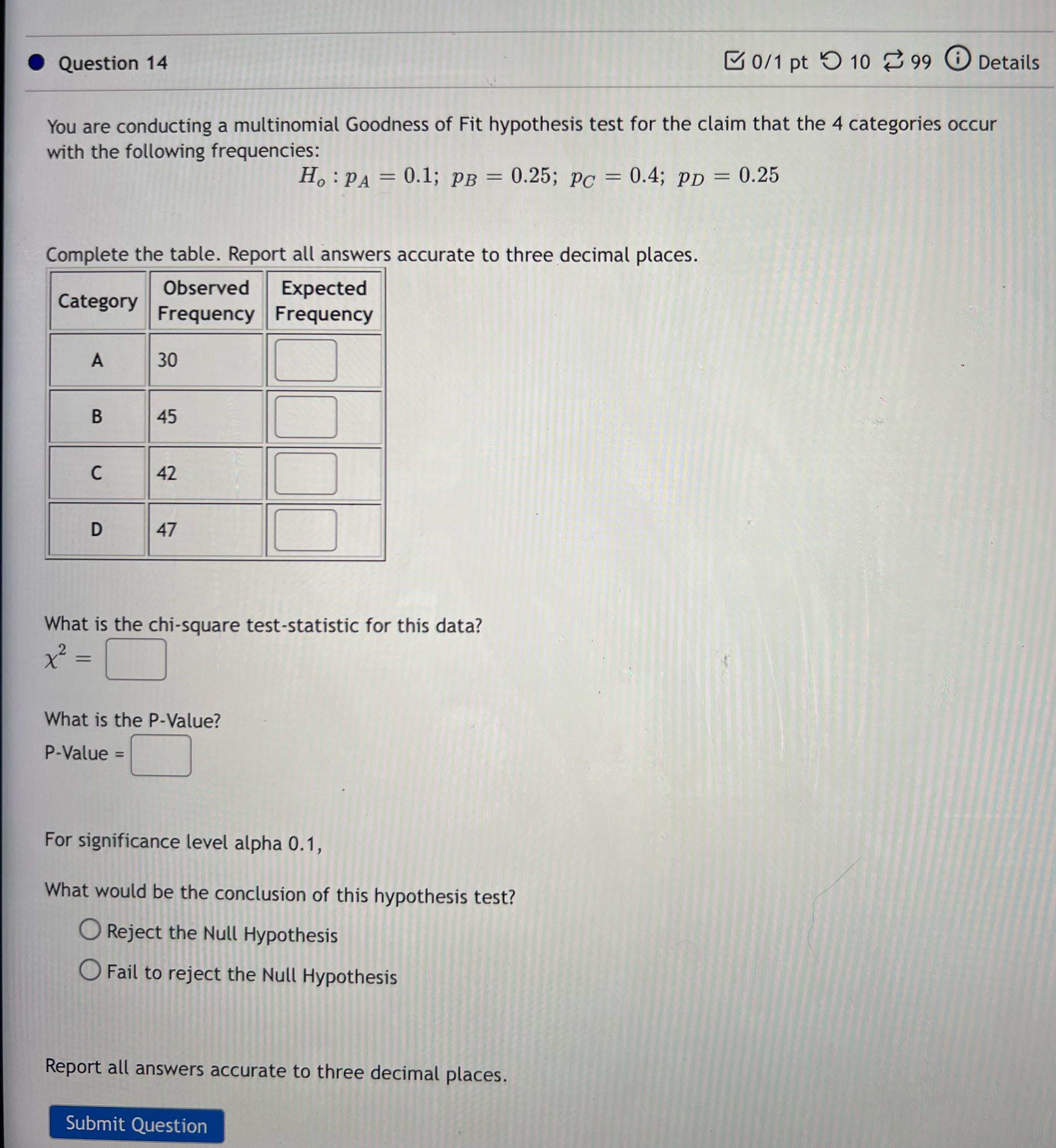 14 please Question 14 0/1 pt 9 10 99 0 Details You