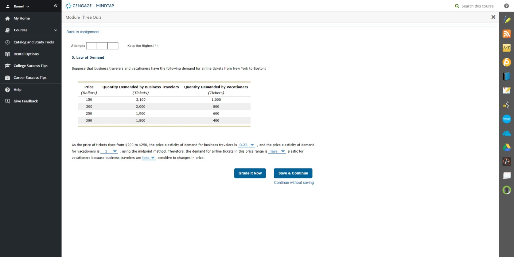 Q Search this course My Home Courses Catalog and Study Tools Rental