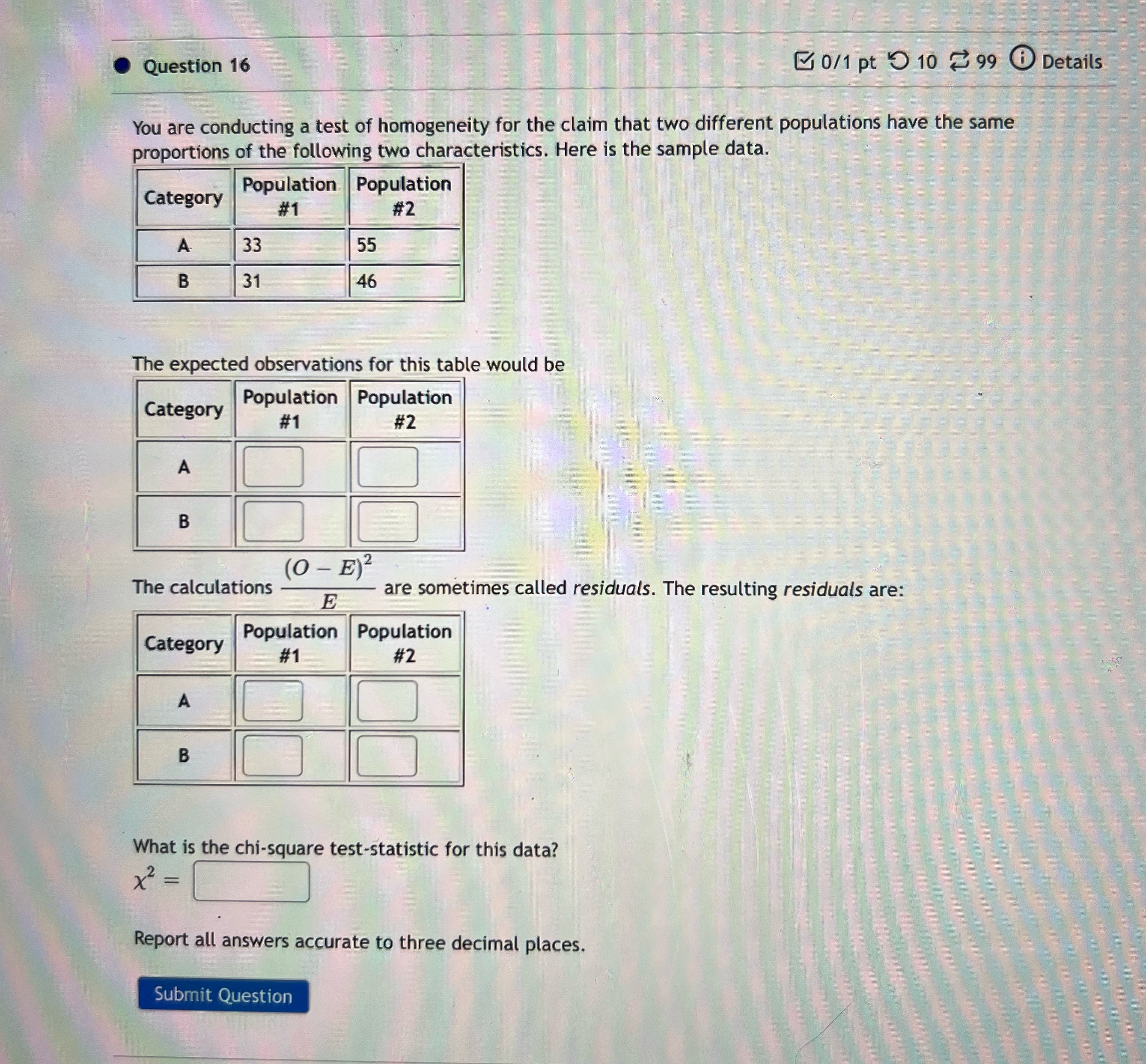 16 please Question 16 0/1 pt 9 10 99 0 Details You
