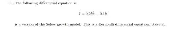 conditions for the characteristic equation to have two complex roots. (c) Find