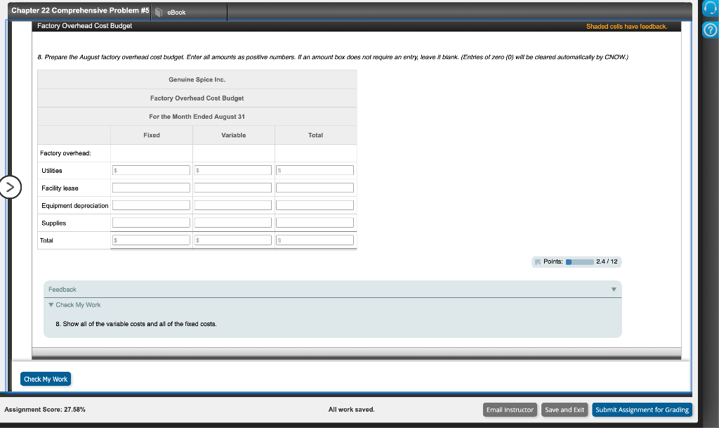 follows: DIRECT MATERIALS Cost Behavior Units per Case Cost per Unit Cost