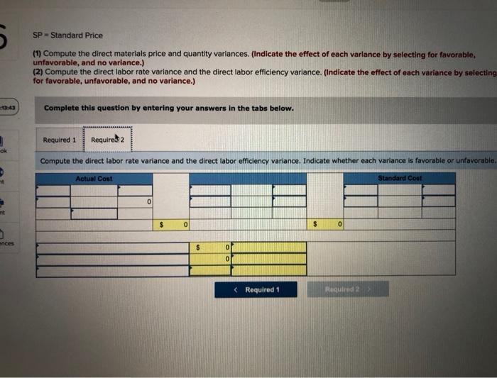 lb.) Direct labor (31,200 hrs. e $16.10 per hr.). $609, 120 502,320