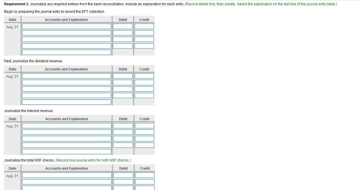 is for $440 (#1), and the other is for $100 (#2). C.