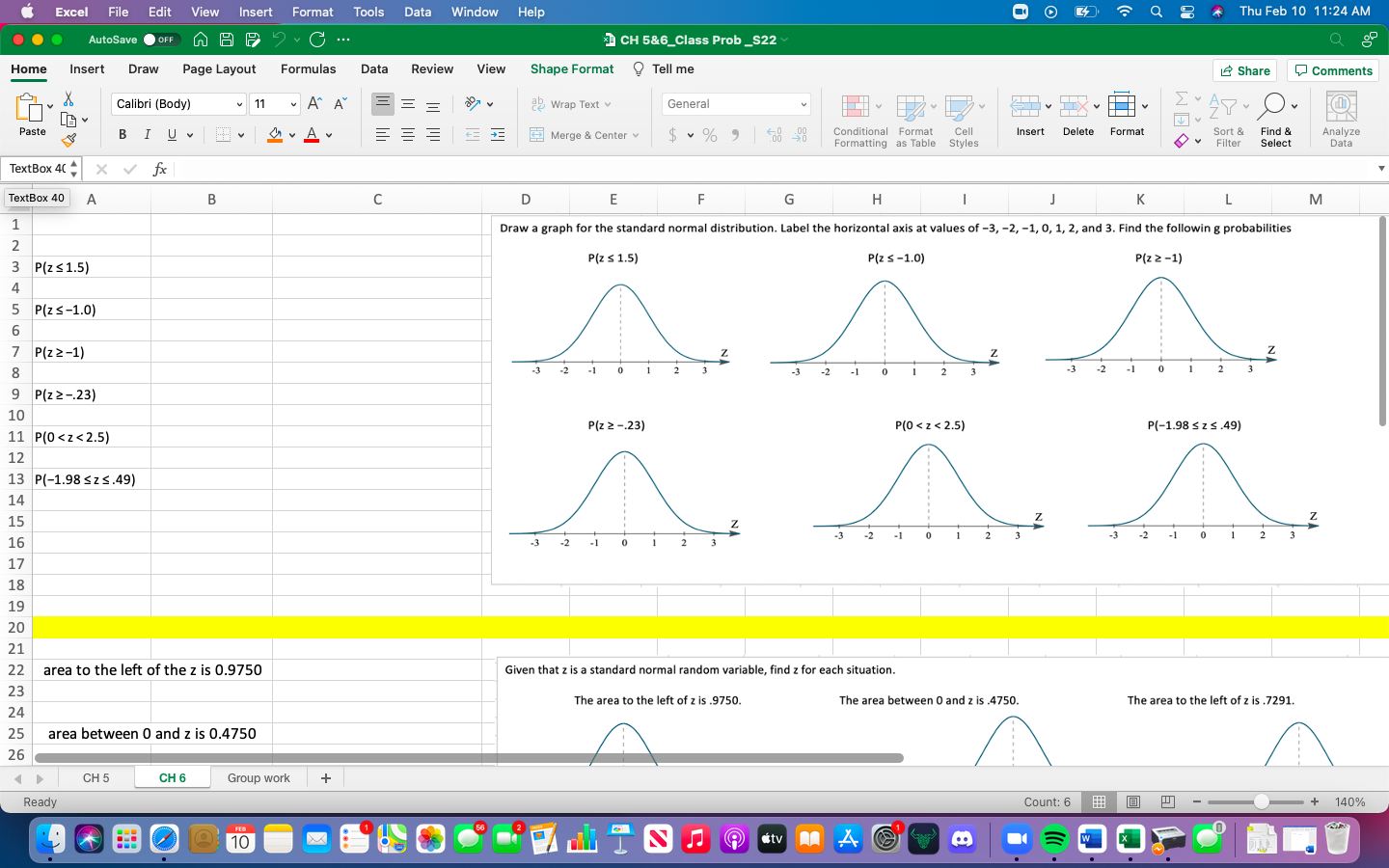 Formulas Data Review View Tell me Share Comments Calibri (Body) 18 AA
