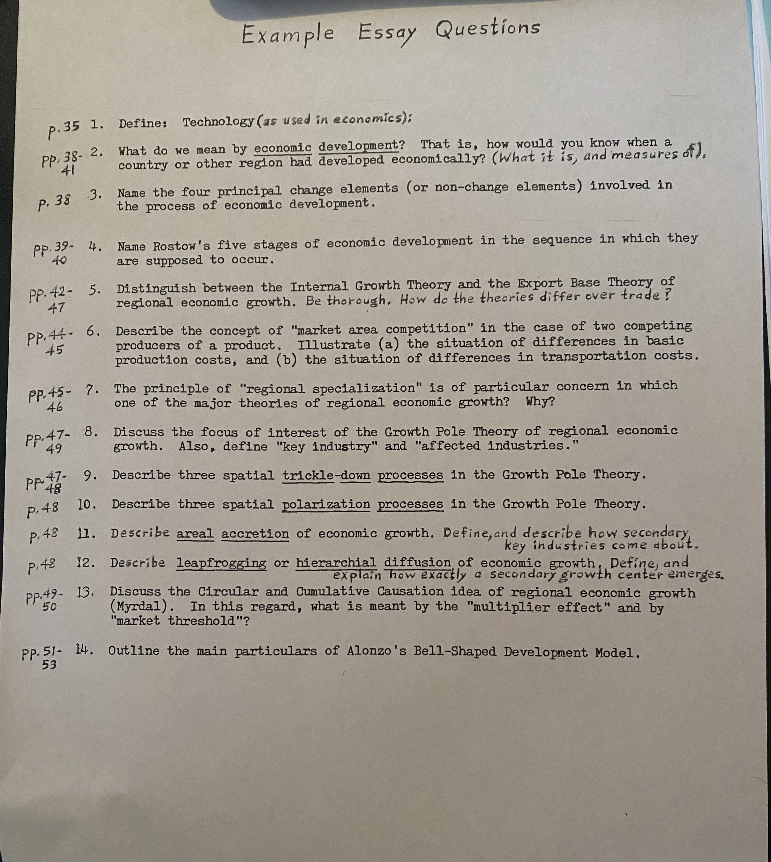 Answer plz Example Essay Questions p. 35 1. Define: Technology (as used