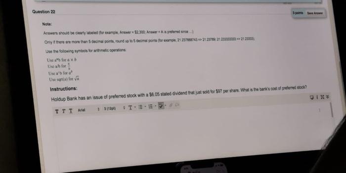  Question 22 Note: Answers should be clearly labeled (for example, Awwer
