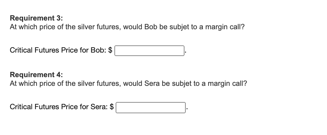 the maintenance margin is 7.5% of the futures price when entering into