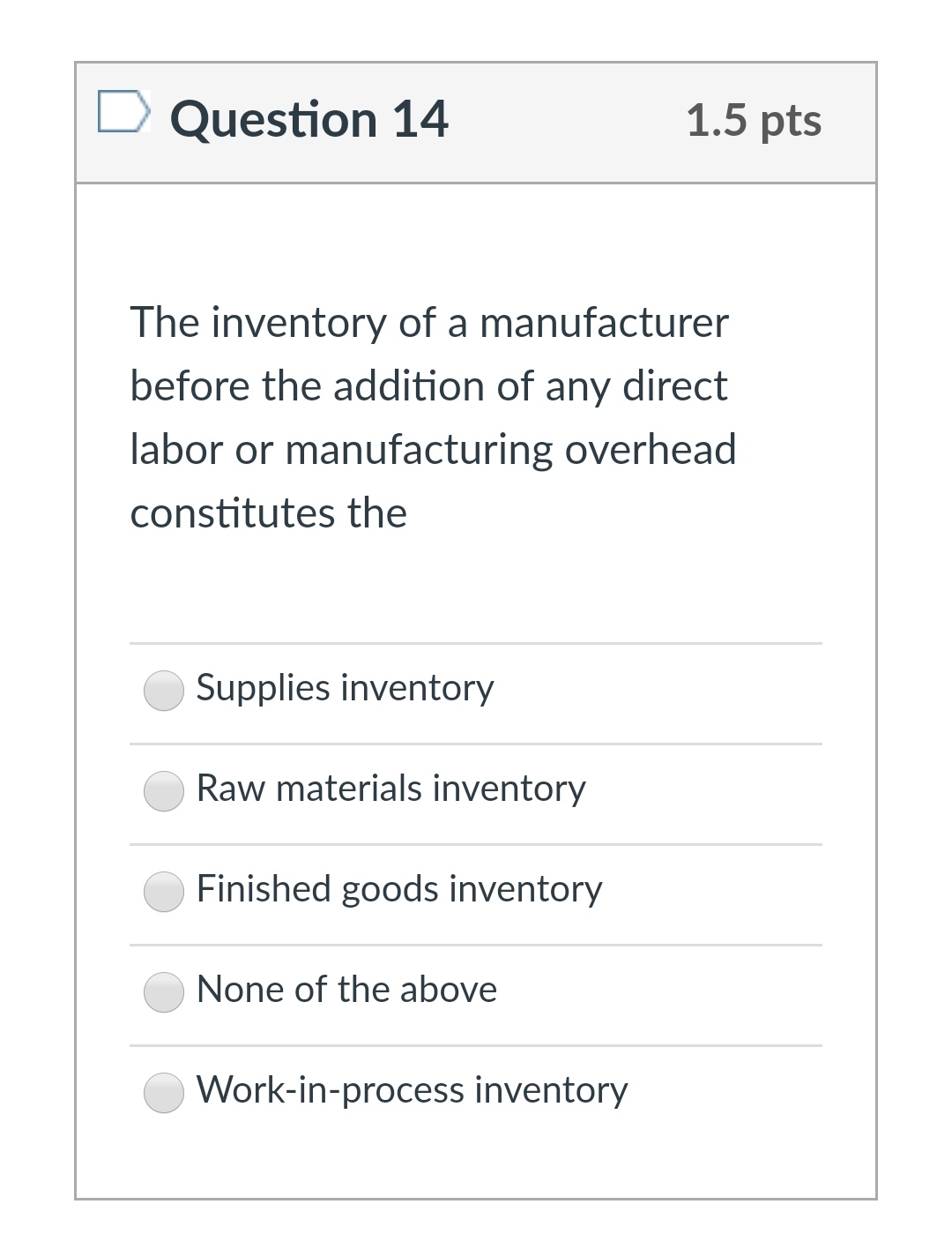 to be allocated to the cost of goods sold C) First to