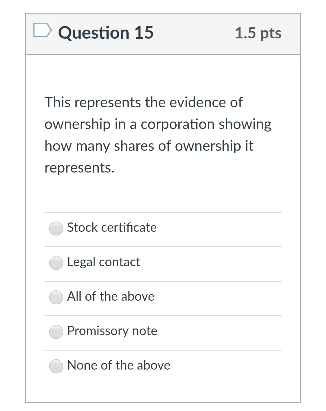 be allocated to the ending inventory D Question 11 1.5 pts The