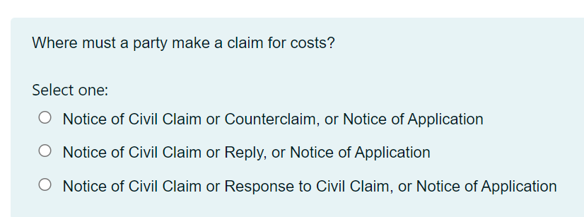 one: O Form 34 O Form 48 O Form 35Where must a