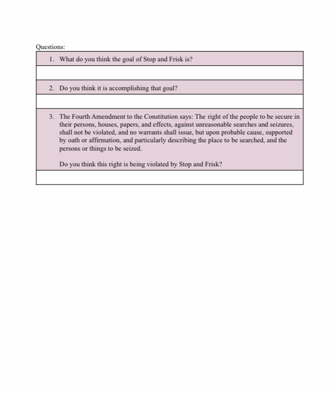 of Frisks and Murders Problem with dual-asis figures Readers place meaning on