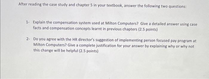 found on MyManagementLab. The technicians at Mitron Computers are integral to the