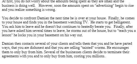 At first, you do not worry about the amounts being spent