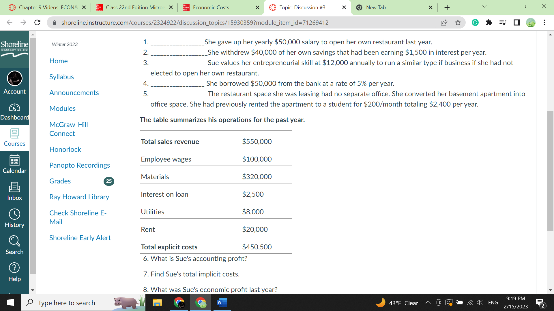 Chapter 9 Videos: ECON& X Class 22nd Edition Microe X Economic