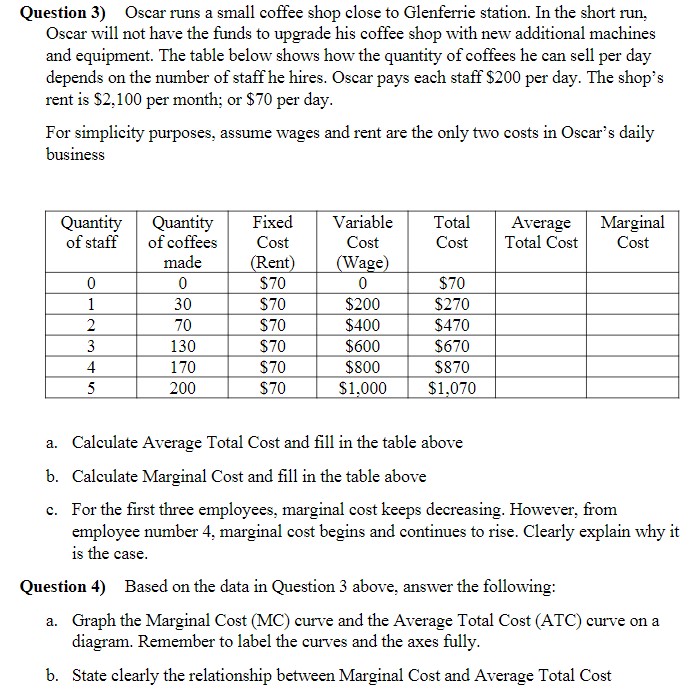 house, explain whether each of the following is a xed cost or
