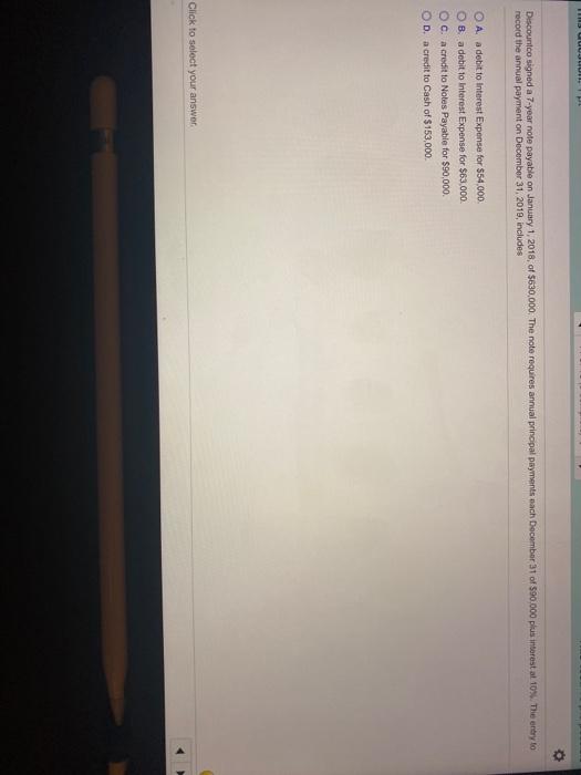  UUJIUN. 02 Discountco signed a 7-year note payable on January 1,