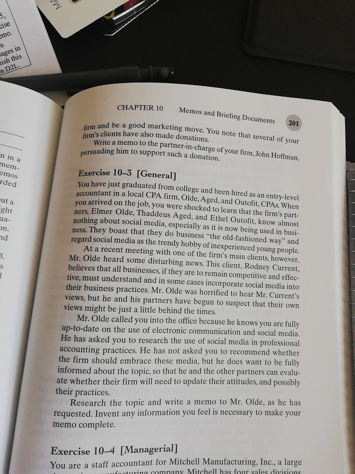  5, cise emo. pages in ish this n D2L. CHAPTER 10