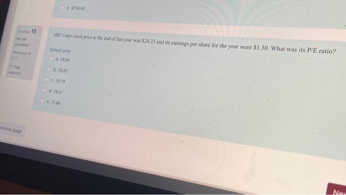  e571480 Den 15 ABC Cap's stock price at the end of