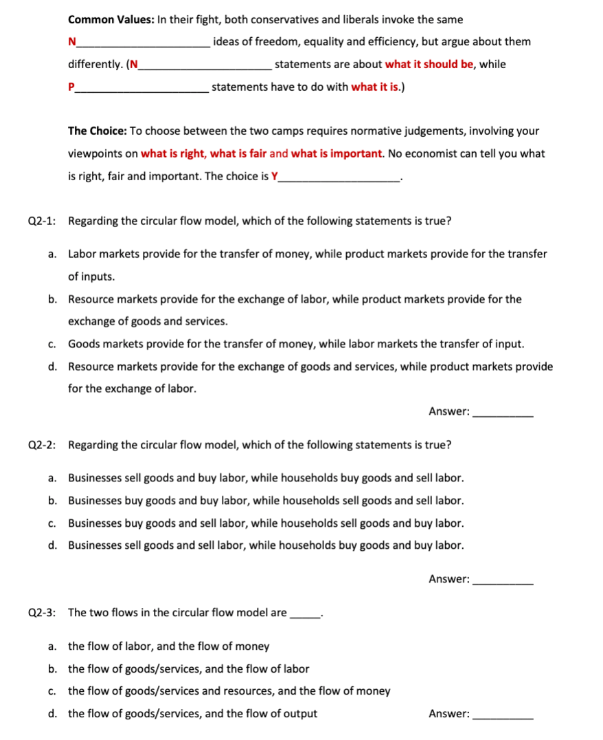 lecture 25.} Trade: By allowing individuals to consummate all mutually-benecial trades, the