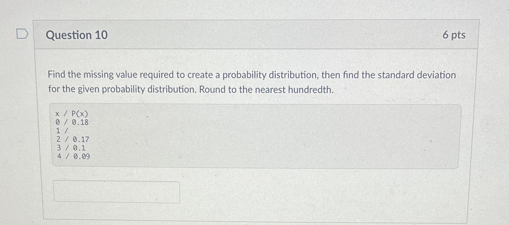 Please show all steps to get correct answer. Thank you. D Question