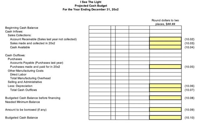 Balance Sheet As of December 31, 20x1 $ 34,710.00 67,500.00 Current Assets