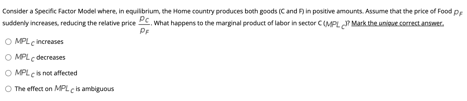 by a factor @, it has to proportionally increase all inputs by
