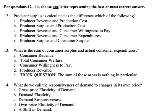 please help with all 3 questions. im confusing myself For questions 12
