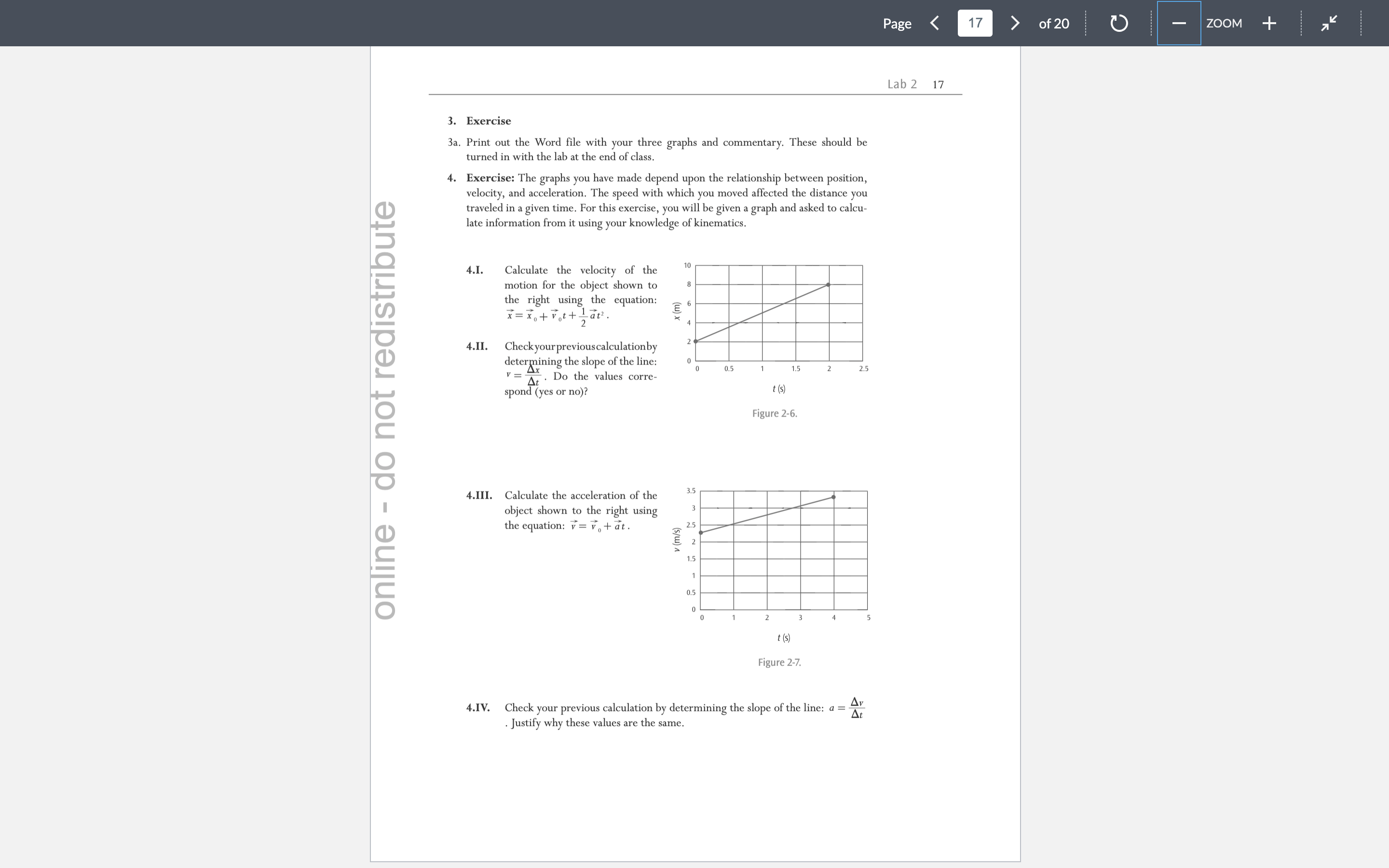 posi- tion x . Similarly an object can have a velocity v