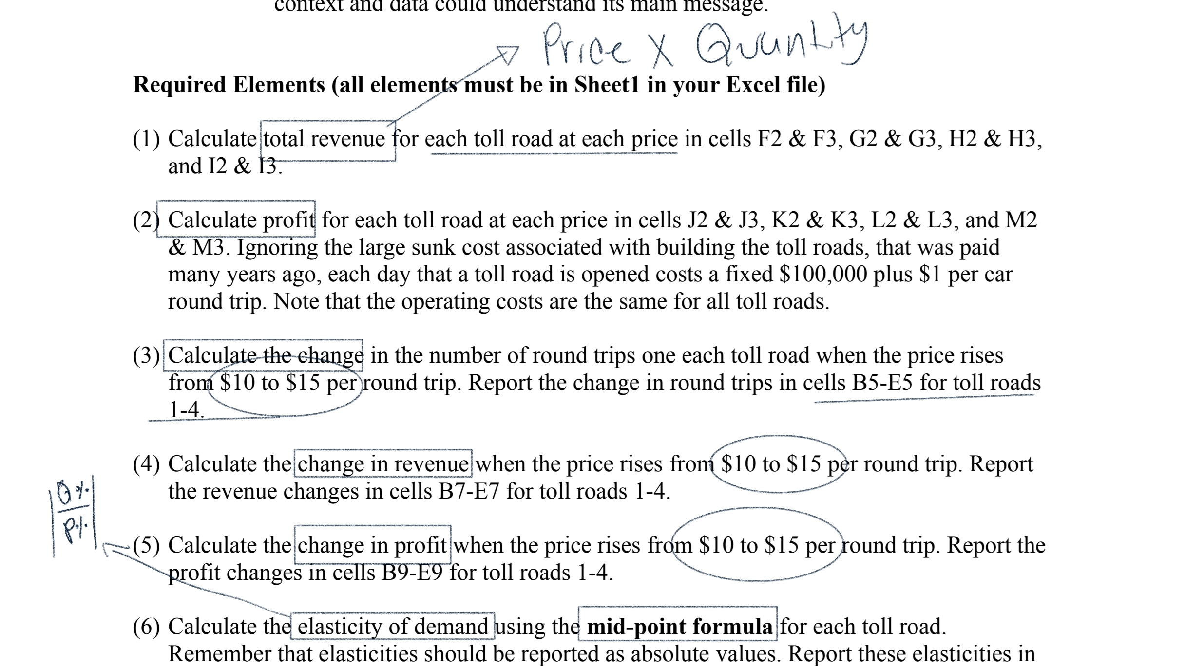 context and data could understand its main message. Price X Quantity