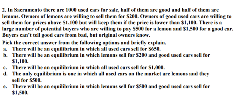 Please help me with all steps 2. In Sacramento there are 1000