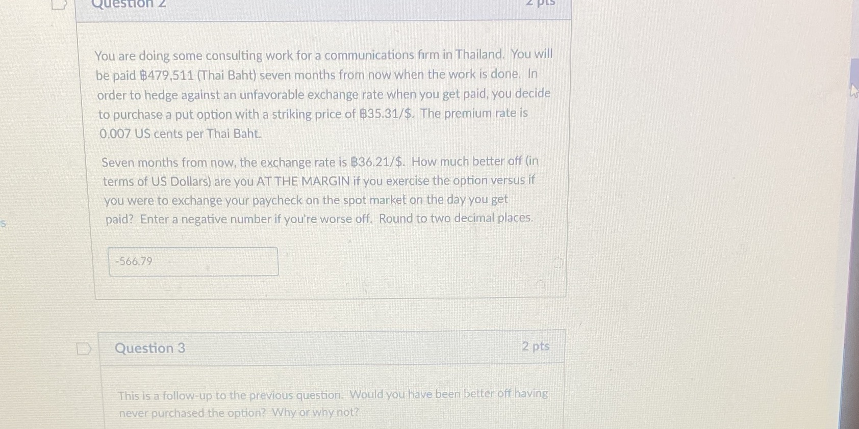  Question Z You are doing some consulting work for a communications