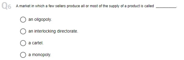 prices? O demand O inelastic demand O supply O total expenditures05 Which
