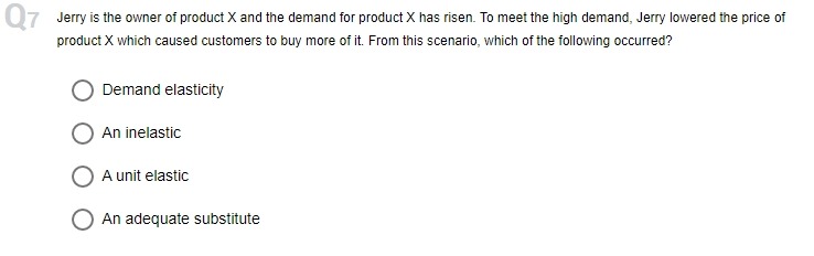 of the following would be the easiest to output in more supply,