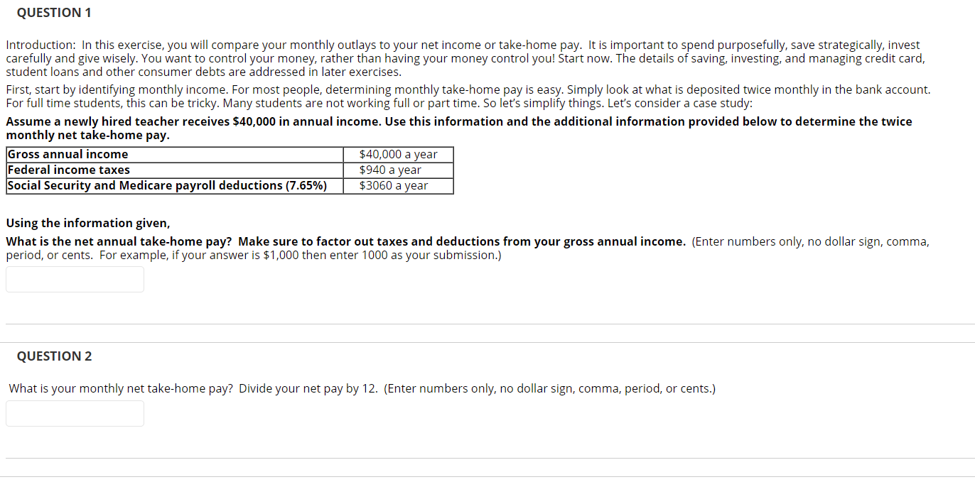 i I need help QUESTION 1 Introduction: In this exercise, you will